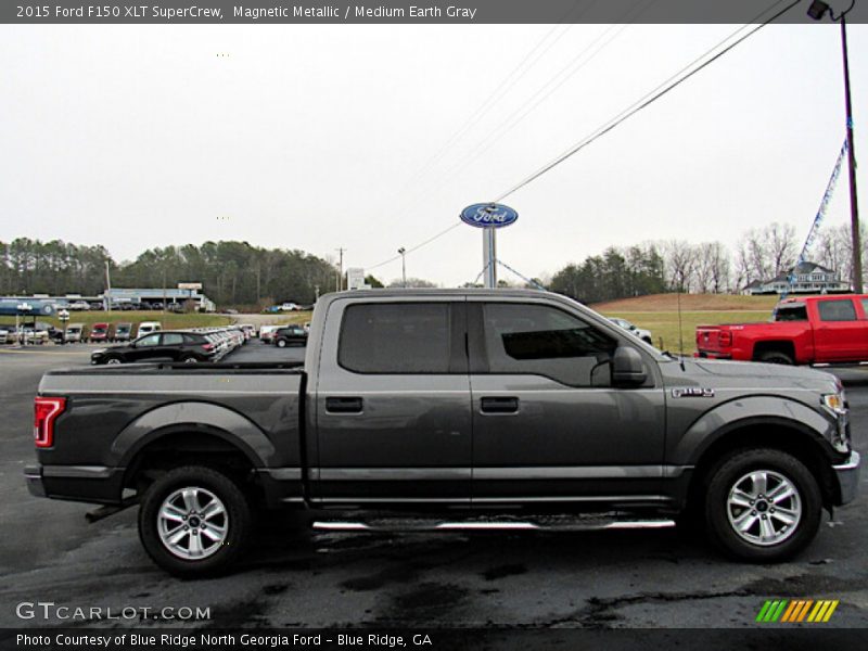 Magnetic Metallic / Medium Earth Gray 2015 Ford F150 XLT SuperCrew