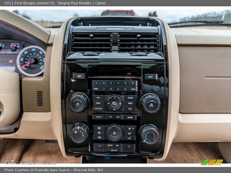 Sangria Red Metallic / Camel 2011 Ford Escape Limited V6