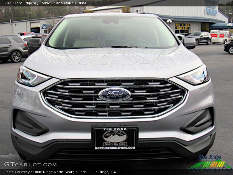 Iconic Silver Metallic / Dune 2020 Ford Edge SE