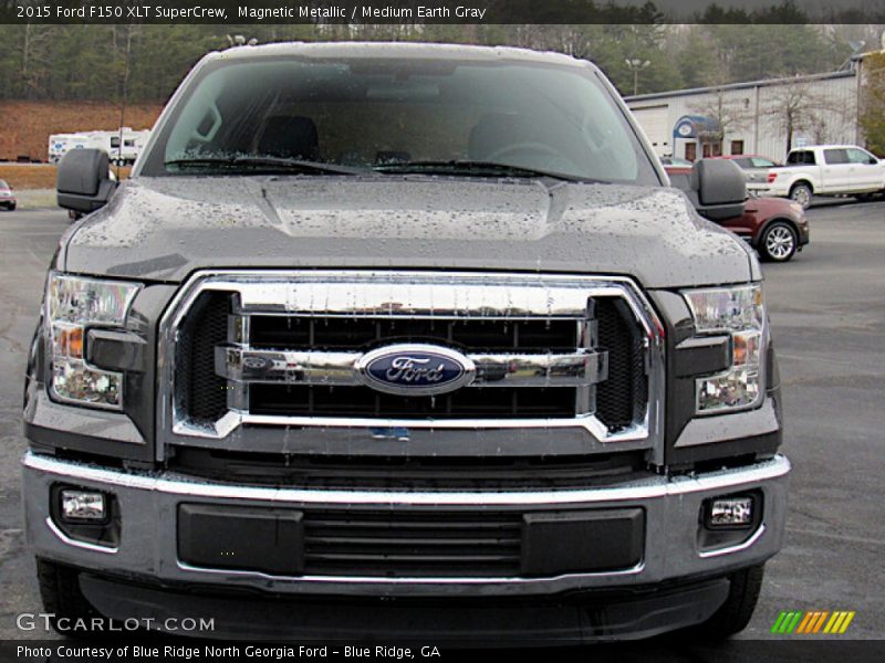 Magnetic Metallic / Medium Earth Gray 2015 Ford F150 XLT SuperCrew