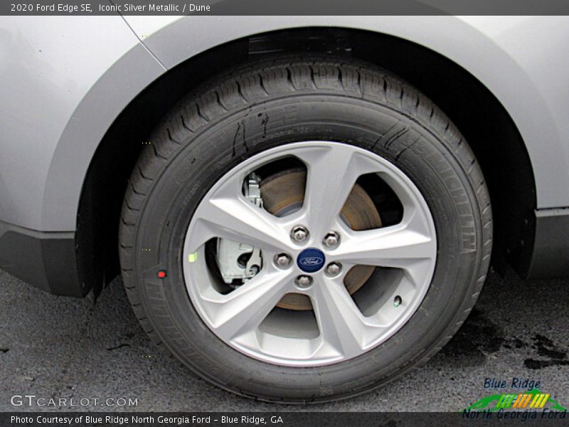 Iconic Silver Metallic / Dune 2020 Ford Edge SE