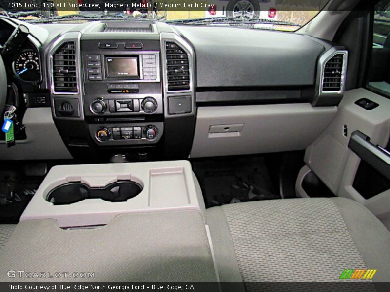 Magnetic Metallic / Medium Earth Gray 2015 Ford F150 XLT SuperCrew
