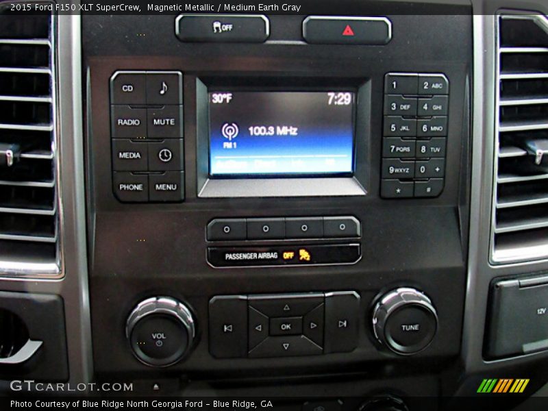 Magnetic Metallic / Medium Earth Gray 2015 Ford F150 XLT SuperCrew