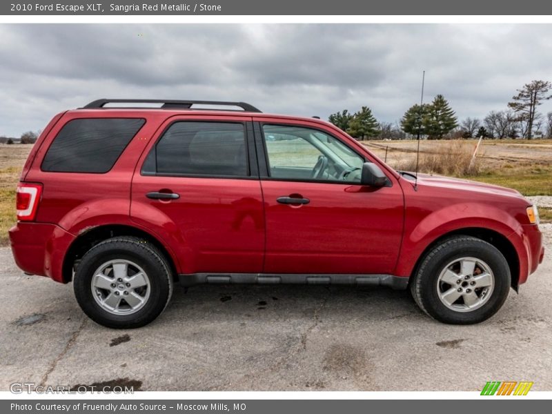 Sangria Red Metallic / Stone 2010 Ford Escape XLT