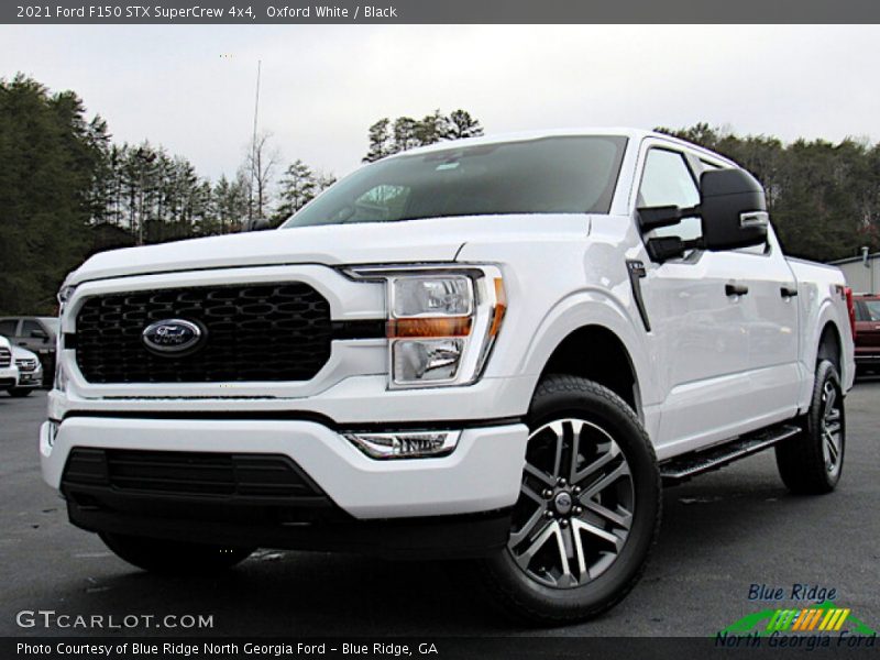 Oxford White / Black 2021 Ford F150 STX SuperCrew 4x4