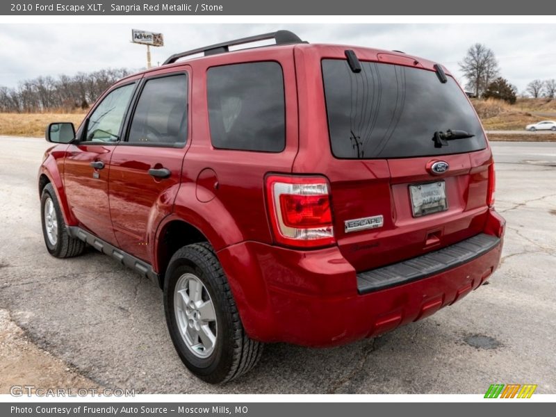 Sangria Red Metallic / Stone 2010 Ford Escape XLT