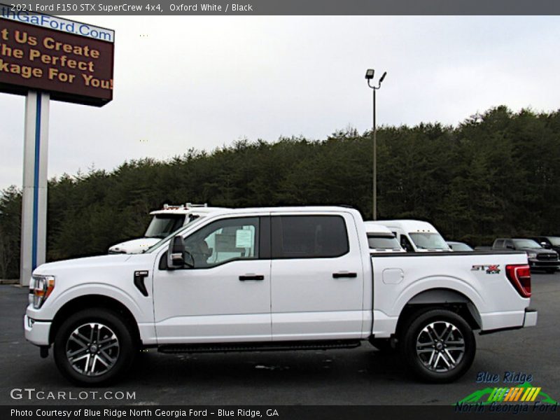 Oxford White / Black 2021 Ford F150 STX SuperCrew 4x4