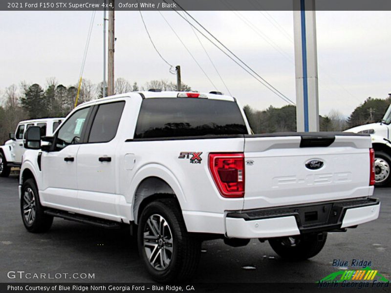 Oxford White / Black 2021 Ford F150 STX SuperCrew 4x4