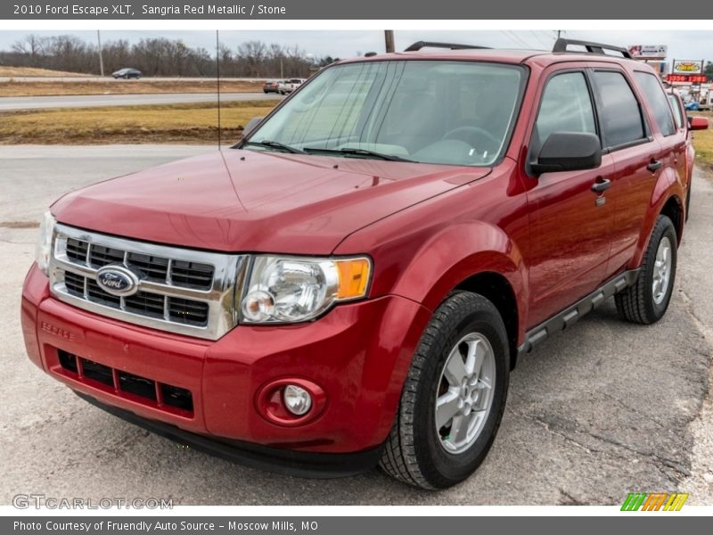 Sangria Red Metallic / Stone 2010 Ford Escape XLT