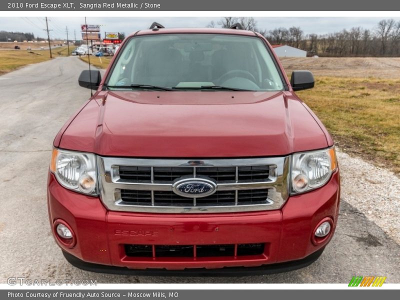 Sangria Red Metallic / Stone 2010 Ford Escape XLT