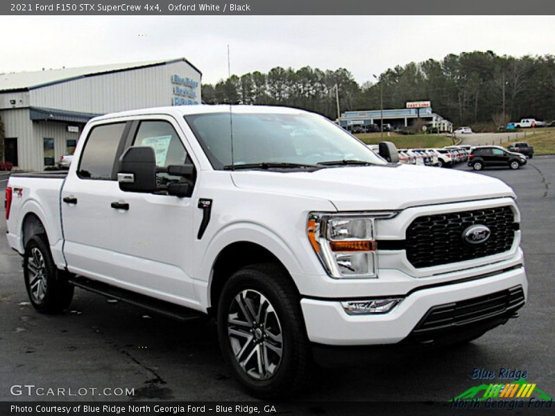 Oxford White / Black 2021 Ford F150 STX SuperCrew 4x4
