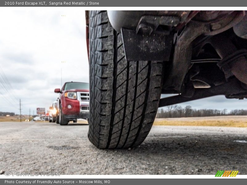 Sangria Red Metallic / Stone 2010 Ford Escape XLT