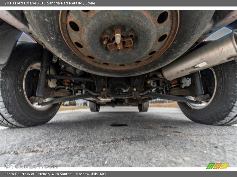 Sangria Red Metallic / Stone 2010 Ford Escape XLT