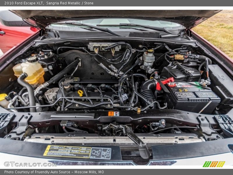 Sangria Red Metallic / Stone 2010 Ford Escape XLT