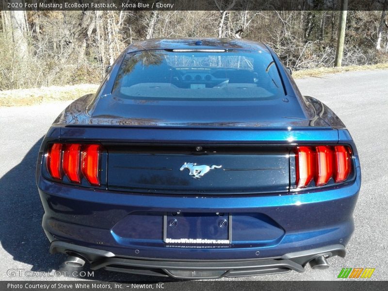 Kona Blue / Ebony 2020 Ford Mustang EcoBoost Fastback