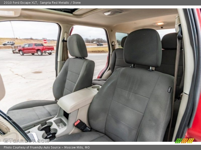 Sangria Red Metallic / Stone 2010 Ford Escape XLT