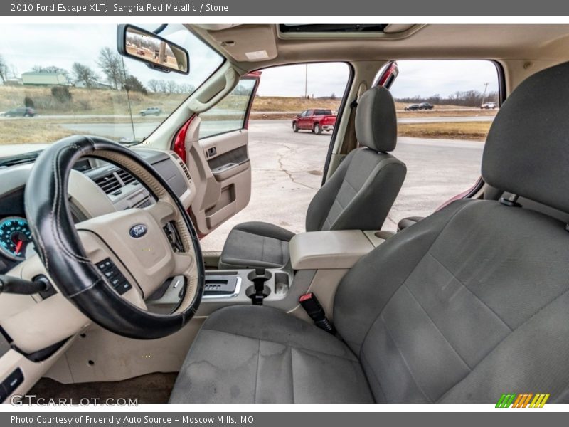 Sangria Red Metallic / Stone 2010 Ford Escape XLT