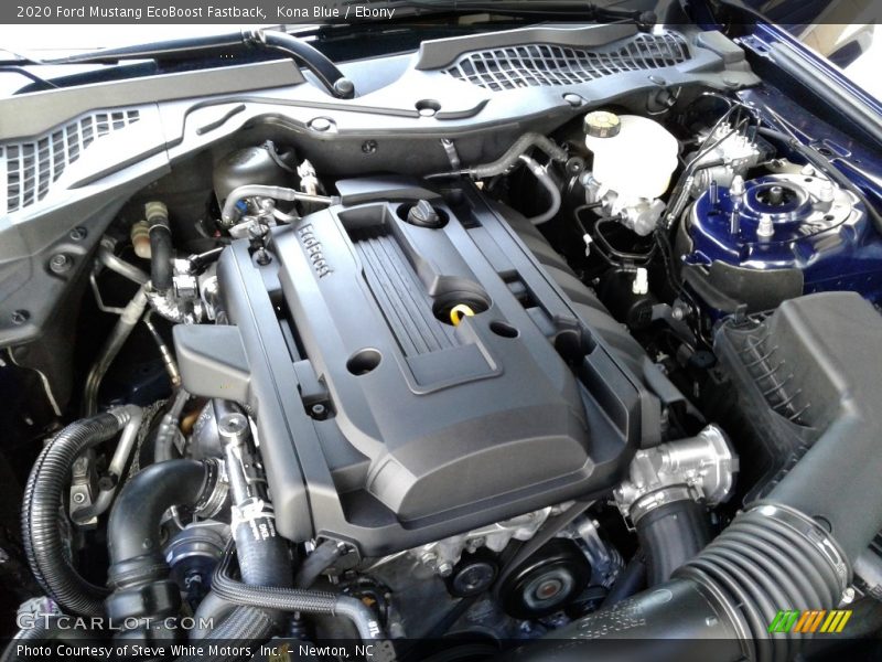 Kona Blue / Ebony 2020 Ford Mustang EcoBoost Fastback
