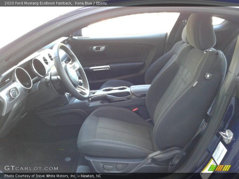 Kona Blue / Ebony 2020 Ford Mustang EcoBoost Fastback