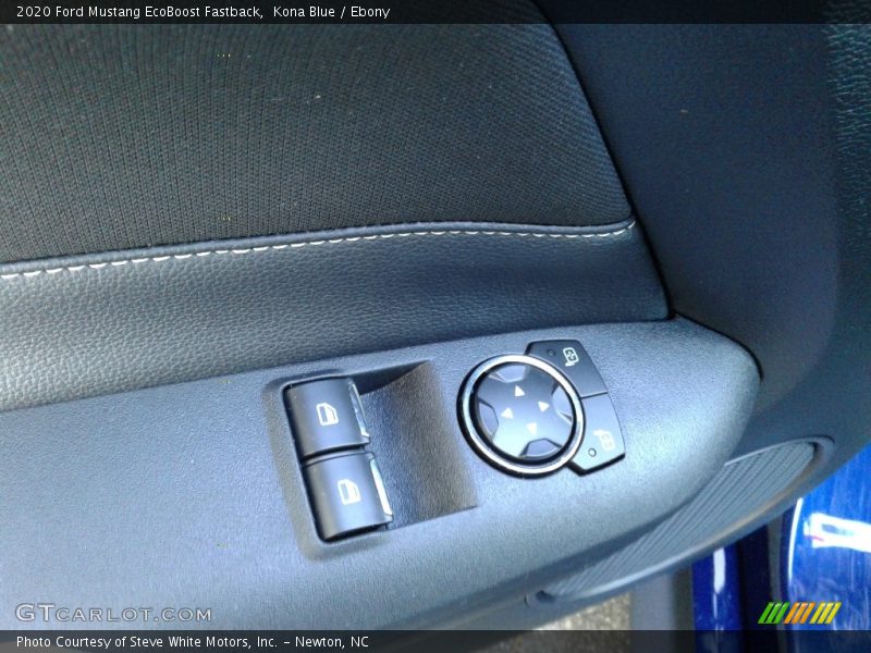 Kona Blue / Ebony 2020 Ford Mustang EcoBoost Fastback