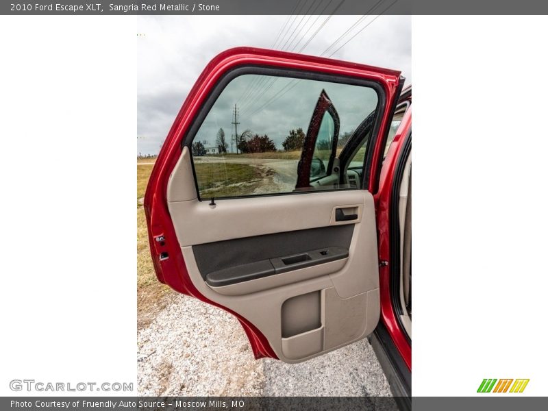 Sangria Red Metallic / Stone 2010 Ford Escape XLT