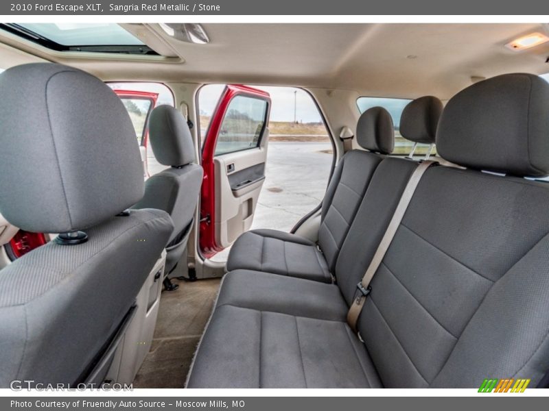 Sangria Red Metallic / Stone 2010 Ford Escape XLT