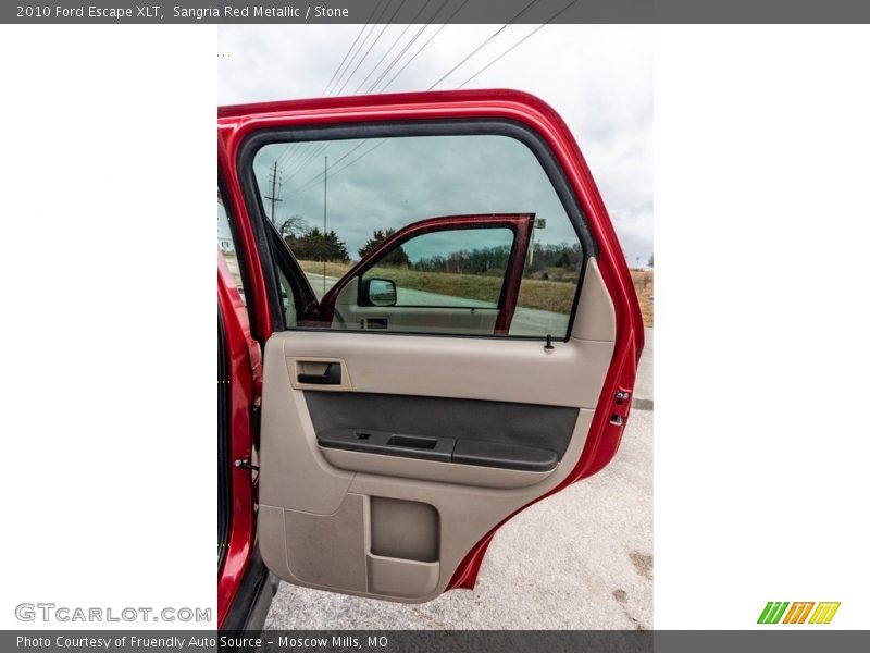 Sangria Red Metallic / Stone 2010 Ford Escape XLT