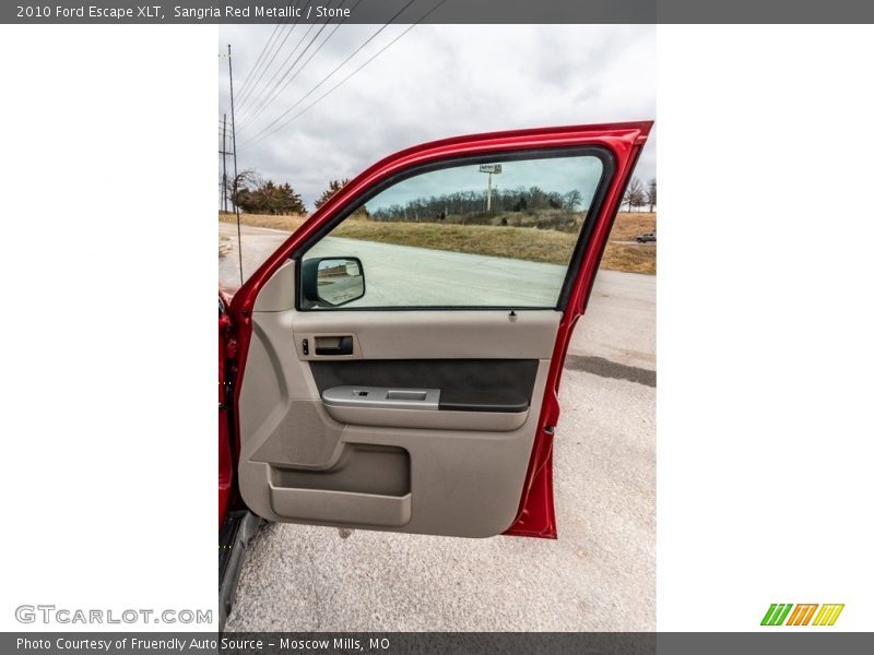 Sangria Red Metallic / Stone 2010 Ford Escape XLT