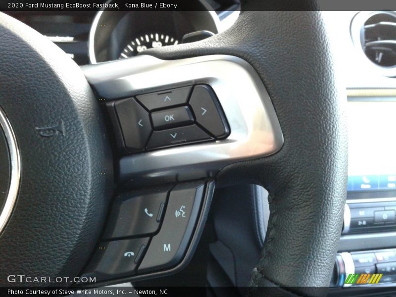 Kona Blue / Ebony 2020 Ford Mustang EcoBoost Fastback