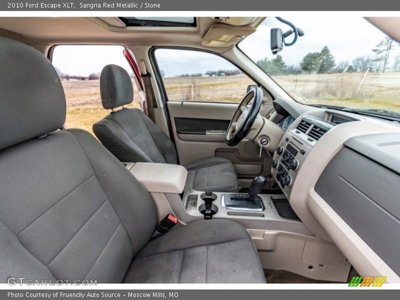 Sangria Red Metallic / Stone 2010 Ford Escape XLT