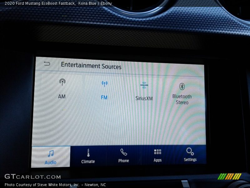 Kona Blue / Ebony 2020 Ford Mustang EcoBoost Fastback