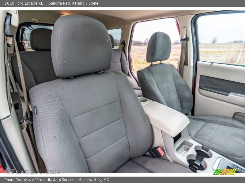 Sangria Red Metallic / Stone 2010 Ford Escape XLT