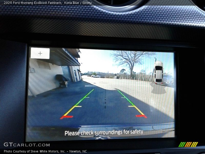 Kona Blue / Ebony 2020 Ford Mustang EcoBoost Fastback