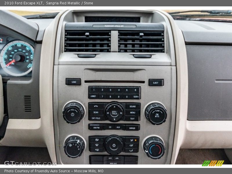 Sangria Red Metallic / Stone 2010 Ford Escape XLT