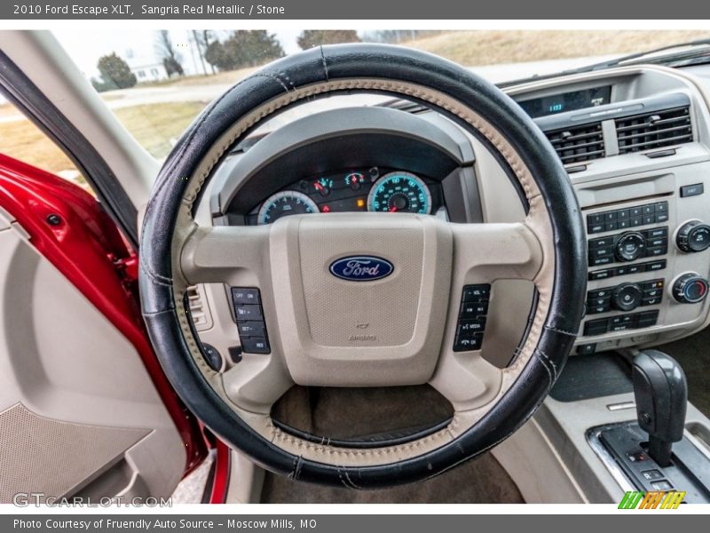 Sangria Red Metallic / Stone 2010 Ford Escape XLT