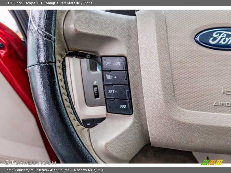 Sangria Red Metallic / Stone 2010 Ford Escape XLT