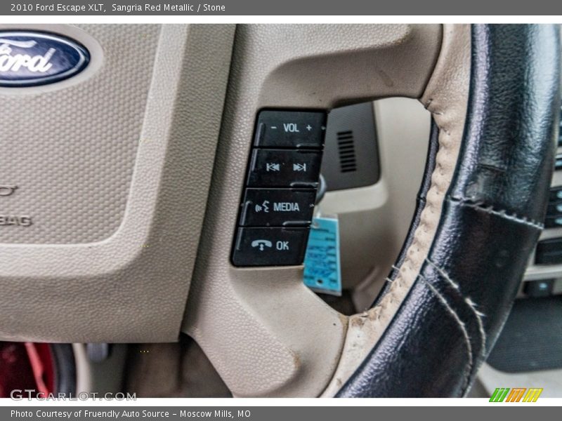 Sangria Red Metallic / Stone 2010 Ford Escape XLT