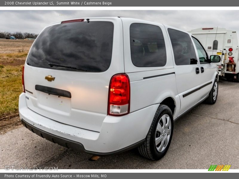 Summit White / Cashmere Beige 2008 Chevrolet Uplander LS
