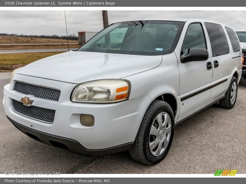 Summit White / Cashmere Beige 2008 Chevrolet Uplander LS