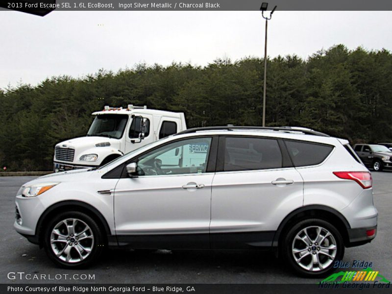 Ingot Silver Metallic / Charcoal Black 2013 Ford Escape SEL 1.6L EcoBoost