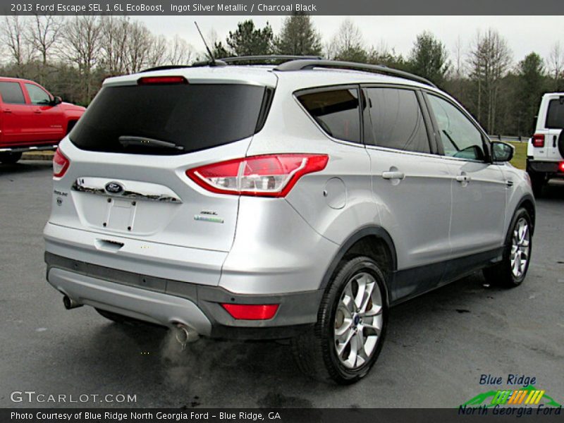 Ingot Silver Metallic / Charcoal Black 2013 Ford Escape SEL 1.6L EcoBoost