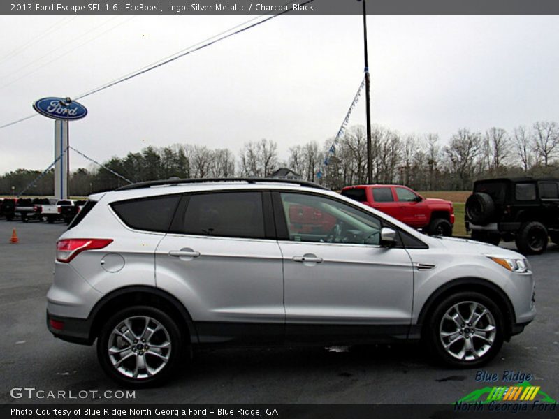 Ingot Silver Metallic / Charcoal Black 2013 Ford Escape SEL 1.6L EcoBoost