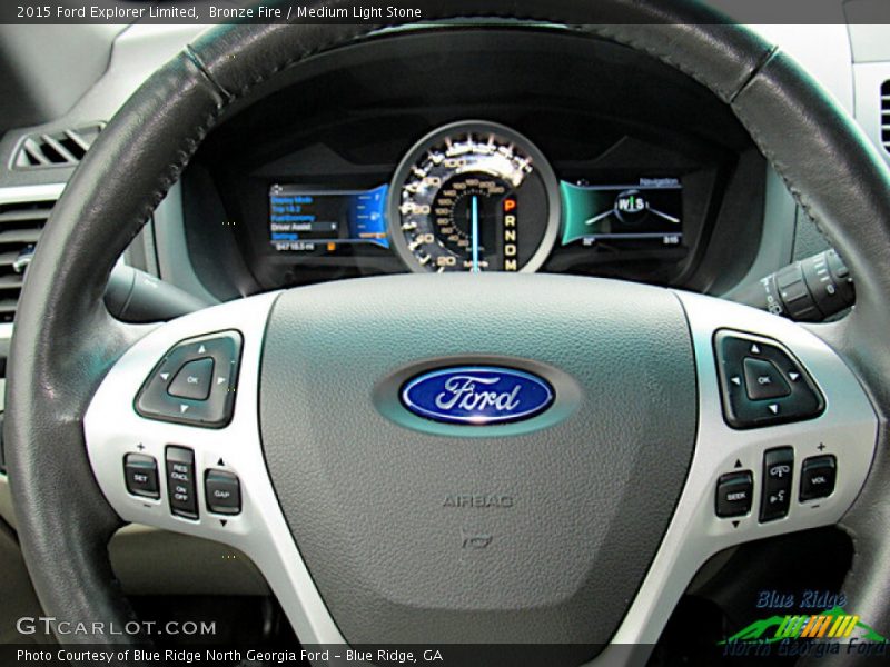 Bronze Fire / Medium Light Stone 2015 Ford Explorer Limited