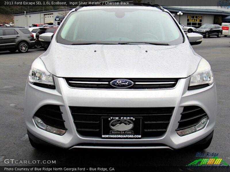 Ingot Silver Metallic / Charcoal Black 2013 Ford Escape SEL 1.6L EcoBoost