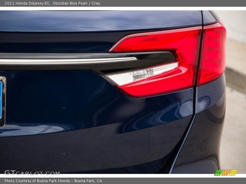 Obsidian Blue Pearl / Gray 2021 Honda Odyssey EX