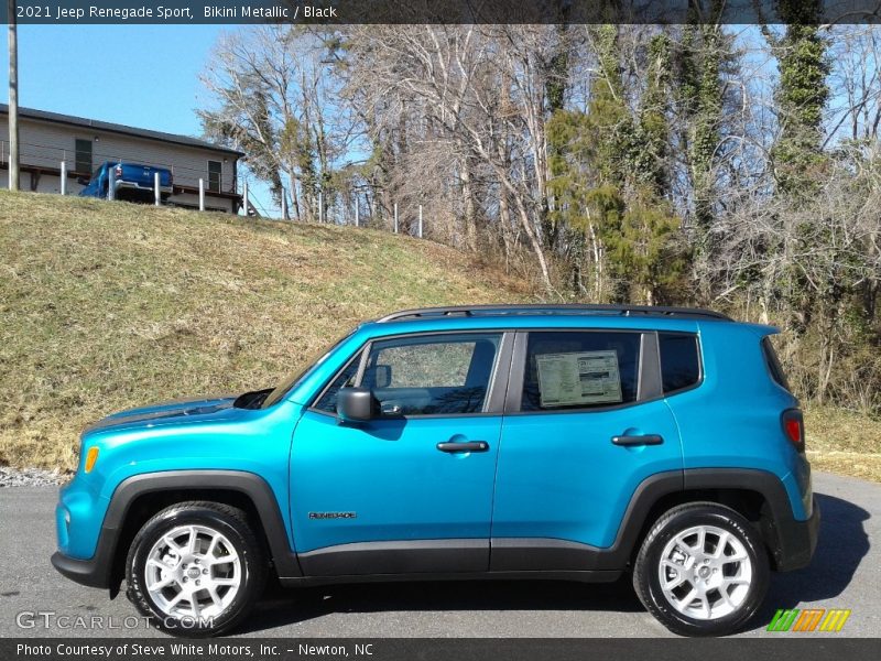 Bikini Metallic / Black 2021 Jeep Renegade Sport