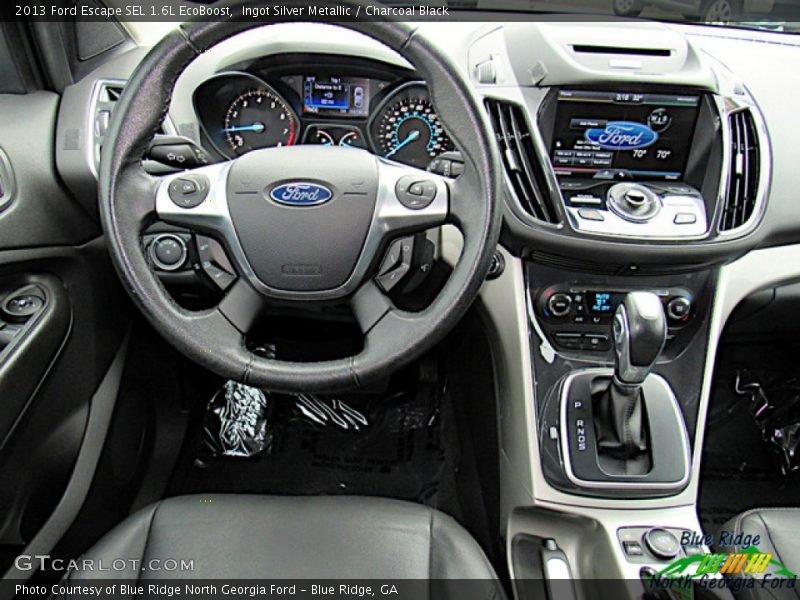 Ingot Silver Metallic / Charcoal Black 2013 Ford Escape SEL 1.6L EcoBoost