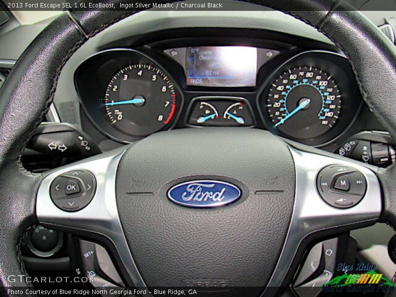 Ingot Silver Metallic / Charcoal Black 2013 Ford Escape SEL 1.6L EcoBoost