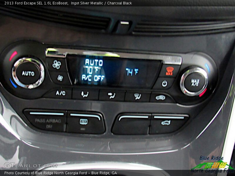 Ingot Silver Metallic / Charcoal Black 2013 Ford Escape SEL 1.6L EcoBoost