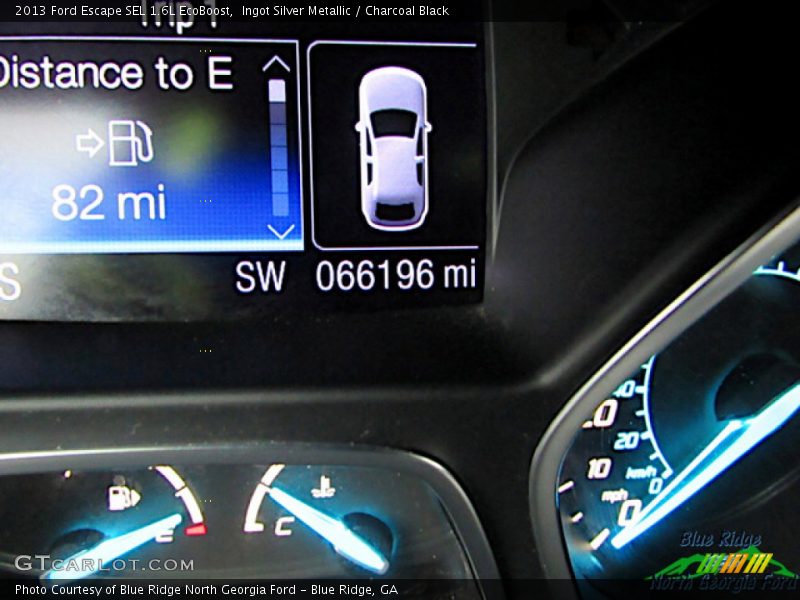 Ingot Silver Metallic / Charcoal Black 2013 Ford Escape SEL 1.6L EcoBoost